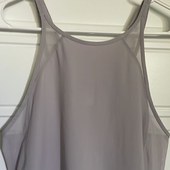 Lululemon Gray High Neck Tank Top - Picture 2 of 6